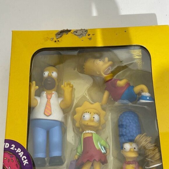 Set of 5 Homer Bart Lisa Maggie Marg PVC Figurines Multicolor OS - Picture 5 of 5